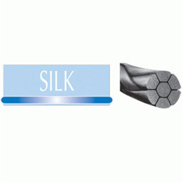 2/0 SMI Silk Suture 24mm RC 3/8 Circle, 75cm Black, Box of 12