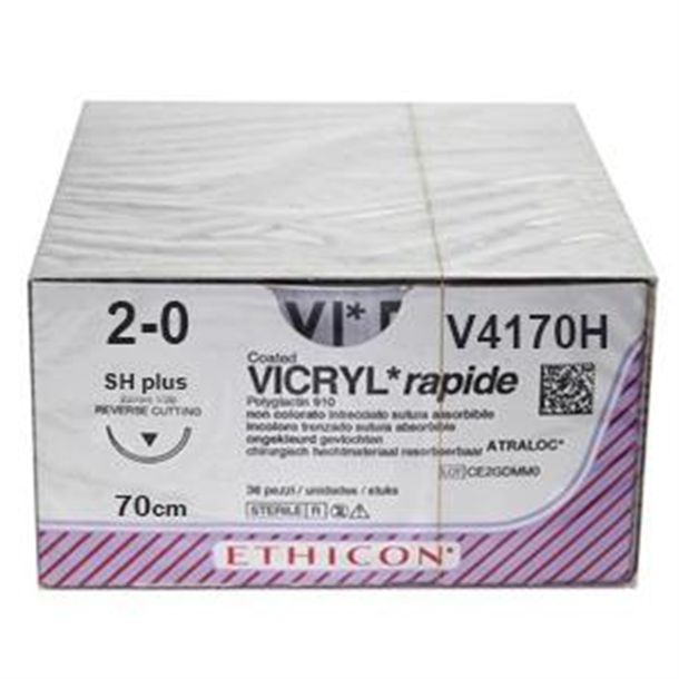 2/0 VICRYL RAPIDE SUTURE X 26MM