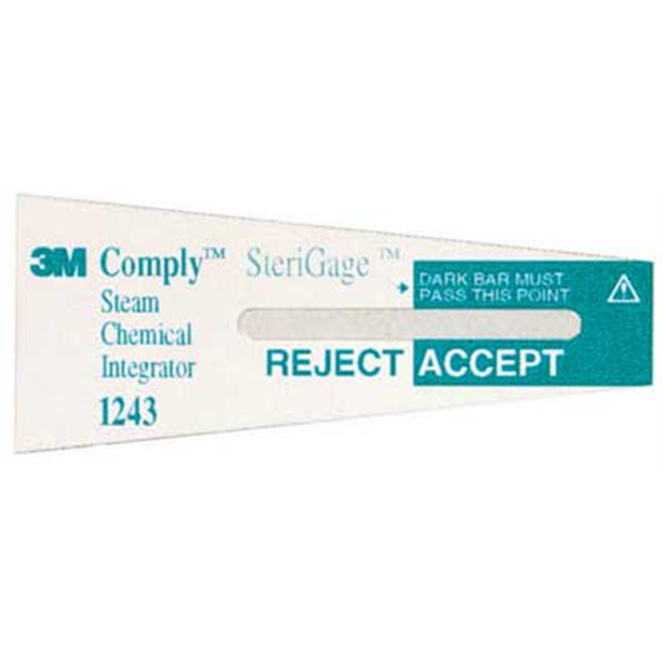 3M Comply Steam SteriGage. Pack of 100