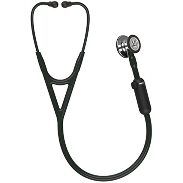 3M Littmann CORE Digital Stethoscope All Black with High Polish Mirror Chestpiece