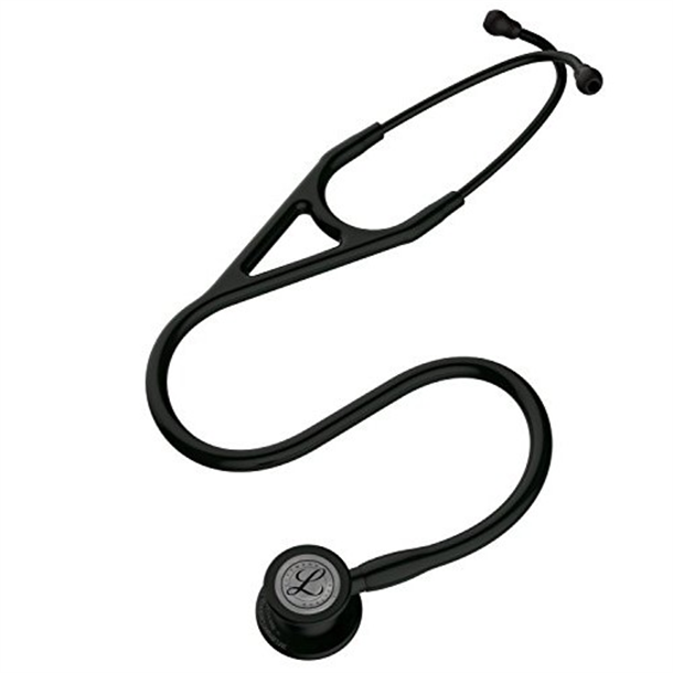 3M Littmann Cardiology IV Stethoscope Black Tube, Chestpiece, Headset & Stem