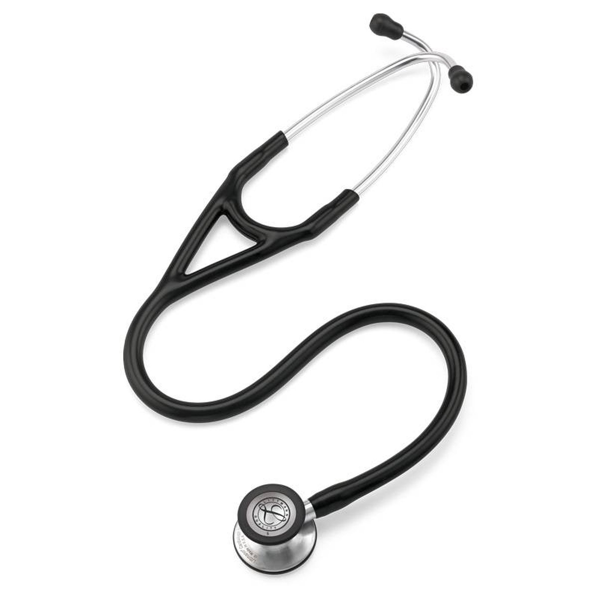 3M Littmann Cardiology IV Stethoscope Black Tube, Standard Stainless Steel Finish