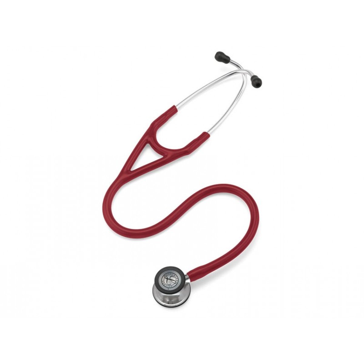 3M Littmann Cardiology IV Stethoscope Burgundy Tube, Mirror Chestpiece, Stainless Headset, Mirror Stem