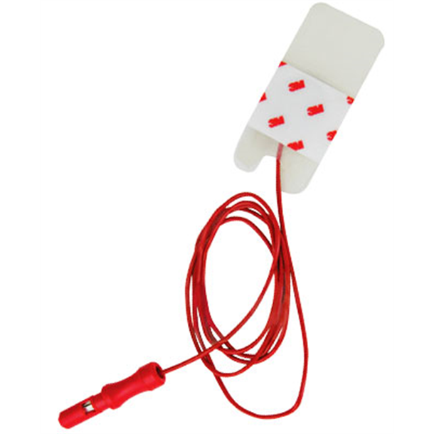 3M Red Dot Neonatal ICU Prewired ECG Electrode 2cm x 4cm. 10 Packs of 3 per Case