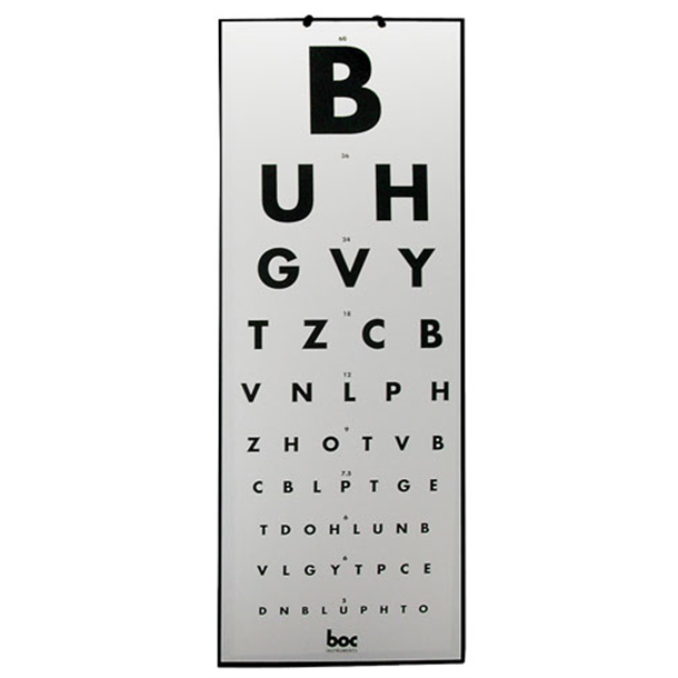 6 Metre Direct Reading Eye Chart