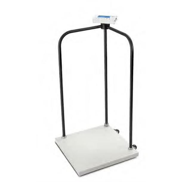 ADE Digital Platform Scale with Handrails on Two Sides 300kg, 520mm x 520mm