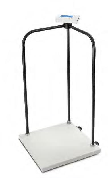 ADE Digital Platform Scale with Handrails on Two Sides 300kg, 520mm x 520mm