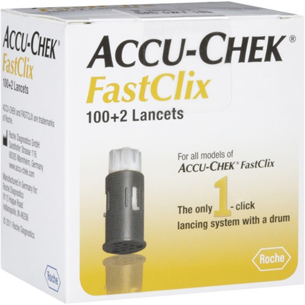 Accu-Chek Fastclix Lancets x 102's