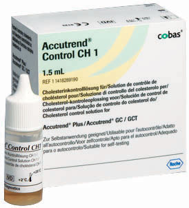 Accutrend Cholesterol Control Solution CH1. 1.5ml Bottle