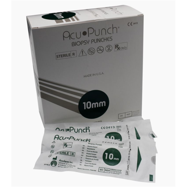 Acu-Punch 10mm Biopsy Punch X 50's