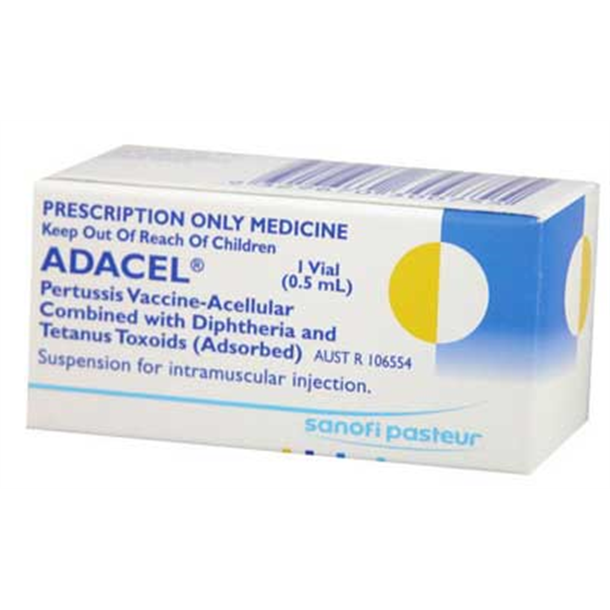 Adacel *S4* Pertussis Vaccine 0.5ml Pre-Filled Syringe.