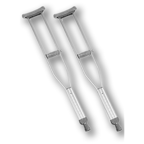 Aluminium Under Arm Crutches Adult