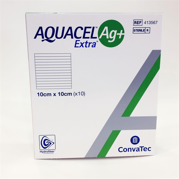 Aquacel Ag+ Extra Dressing 15cm x 15cm, Box of 5