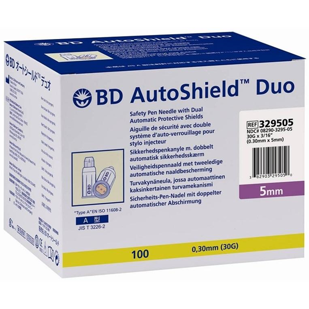 AutoShield Duo Insulin Needle 30g x