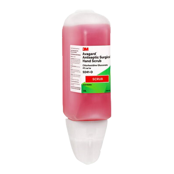Avagard Antiseptic Surgical Hand Scrub - Chlorhexidine Gluconate 4% 1.5L Cassette for Wall Dispenser