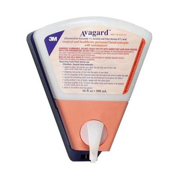 Avagard Wedge Automatic Hands-free Antiseptic Hand Rub Wall Dispenser