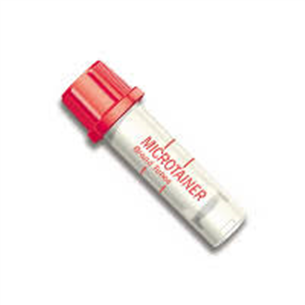 BD Microtainer Serum Tube with Clot Activator 250-500 ul (Red) with Microgard Closure Pack of 50