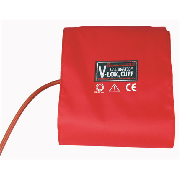 Baumanometer V-Lok Adult Cuff and Single Tube Non-latex Inflation Bag