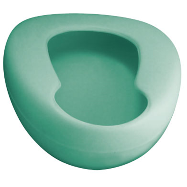 Bed Pan - Autoclavable Green Plastic