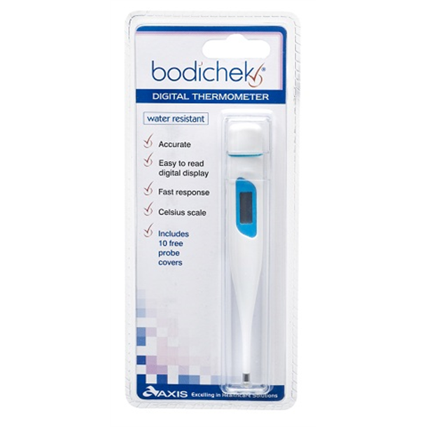 Bodicheck Digital Thermometer Waterproof  with Rigid Tip