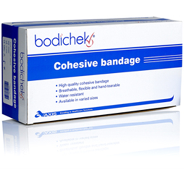 Bodichek Cohesive Elastic Bandage 10cm x 4.5m - Beige. Single Bandage