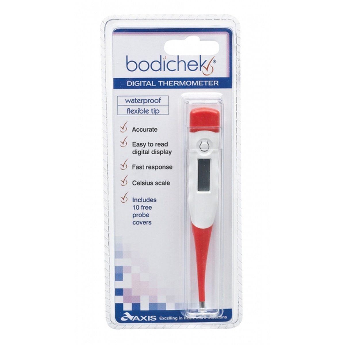 Bodichek Digital Thermometer Waterproof with Flexible Tip