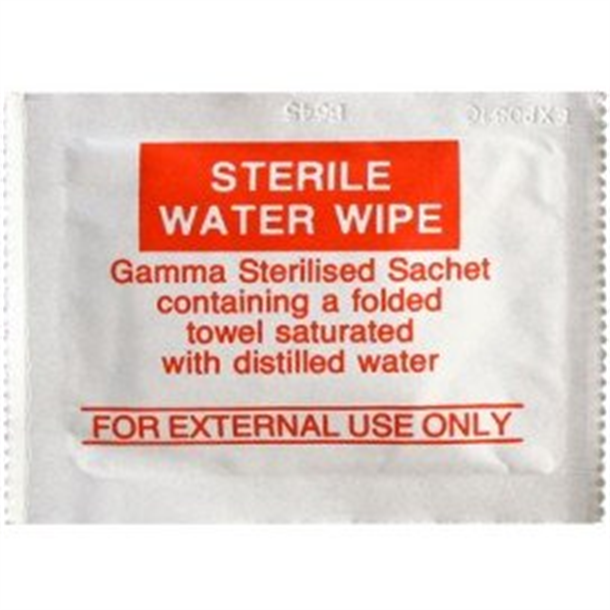Briemar Sterile Water Wipes. Box of 50