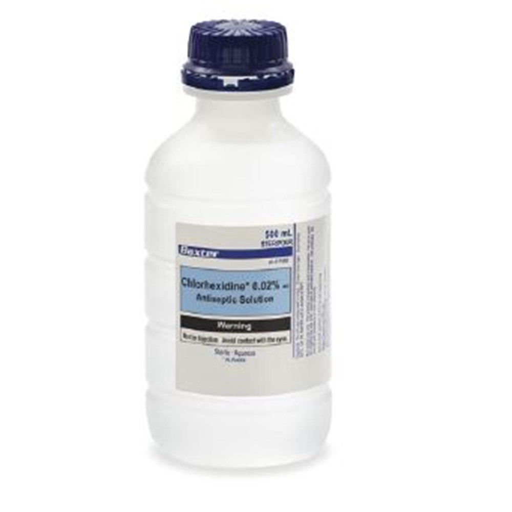 Chlorhexidine 0.02% Antiseptic Solution 15 x 500ml Bottles