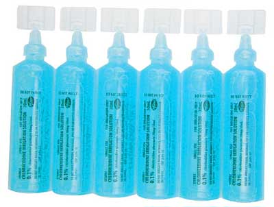 Chlorhexidine Aqueous 0.1% 30 x 30ml Steritube (Blue)