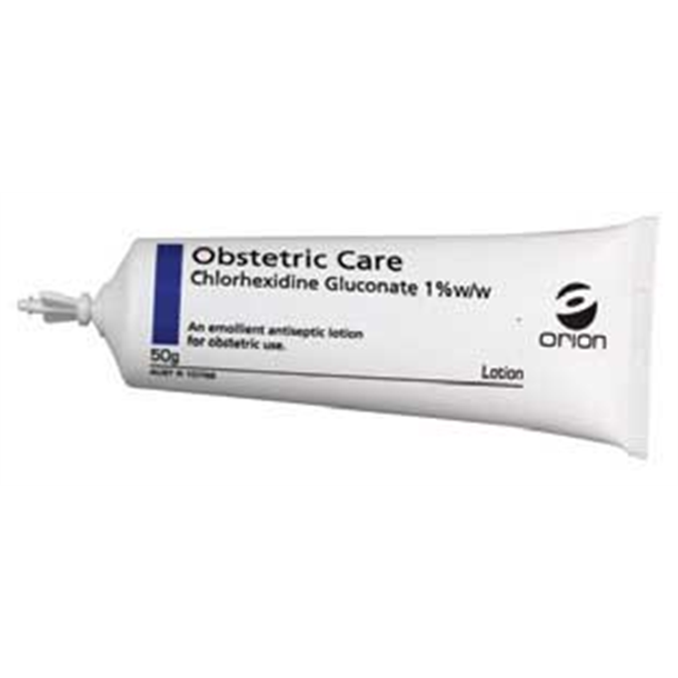 Chlorhexidine Obstetric Care Lotion 1% 50g Tube