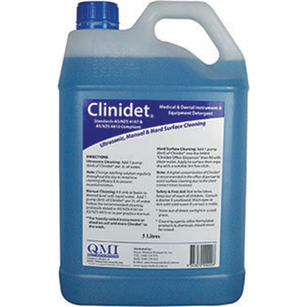 Clinidet Mild Alkaline Detergent 5L (Light Blue)