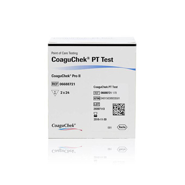 Coaguchek PT Test Strip (2x 24's) 48's  for PRO II Kit