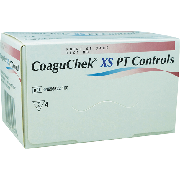 CoaguChek XS Control Solution. 4 Vials