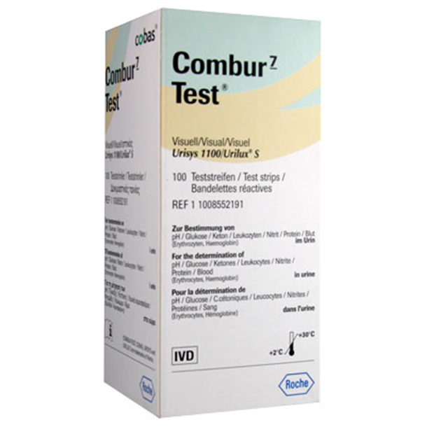 Combur 7 Urine Test Strips. Pack of 100