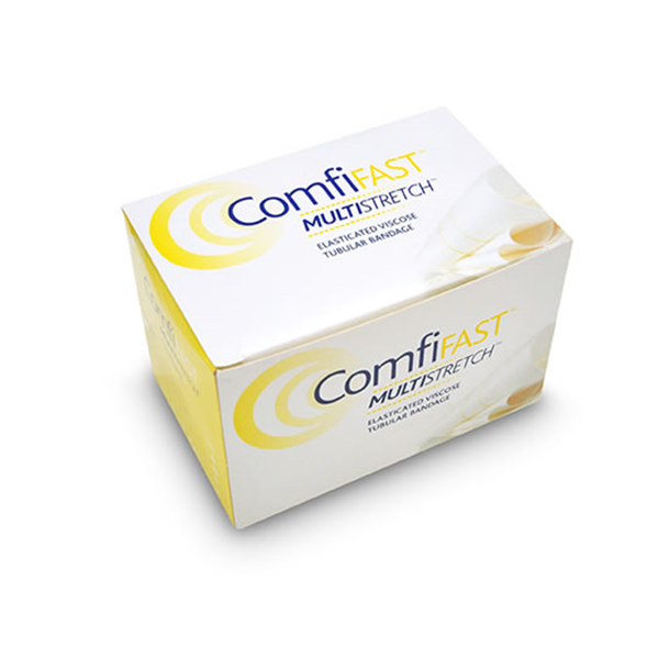 Comfifast Multistretch Retention Bandage X-Large Limb/Head L/F Yellow 35-65cm x 10m Roll