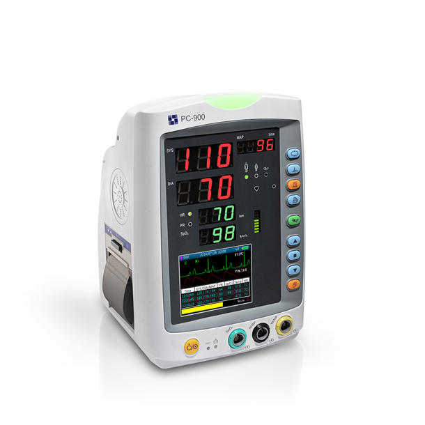 Creative Medical PC900Pro-SN Vital Signs Monitor- SpO2, NIBP (Adult & Large Adult Cuffs included), Pulse Rate.