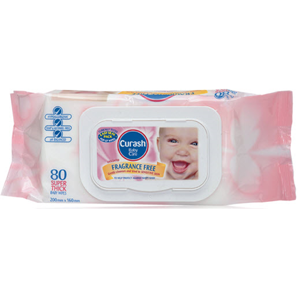 Curash Baby Wipes. Pack of 70