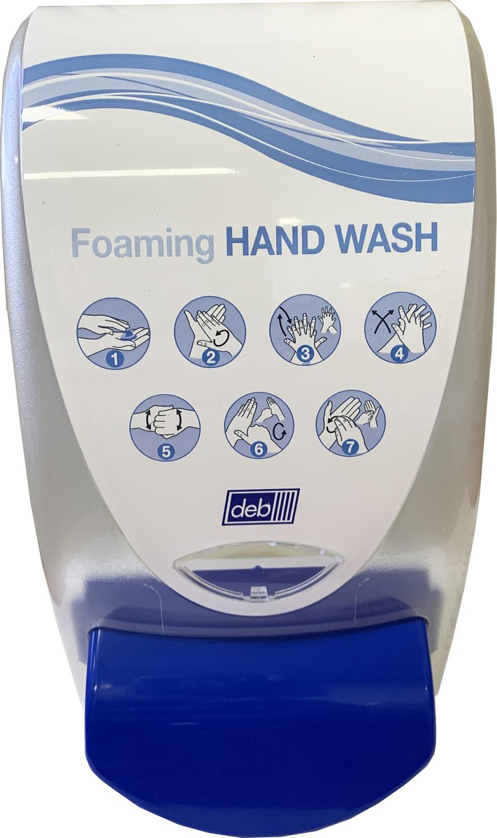 Cutan Foaming Handwash 1L Blue Wall Dispenser