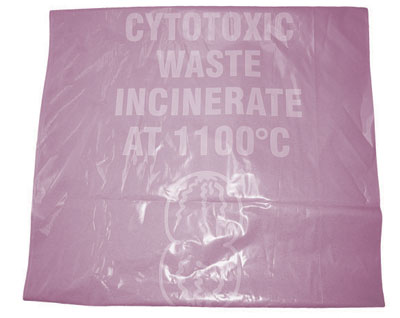 Cytotoxic Purple Waste Bag 925mm x 540mm x 60um. Carton of 250