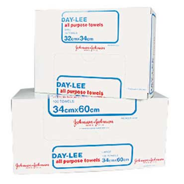 Daylee All Purpose Towels 32cm x 34cm - Small. Box of 100