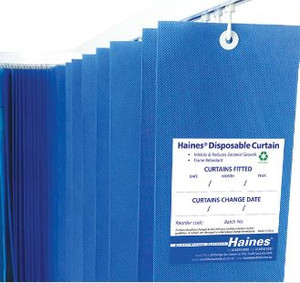 Disposable Curtain 2.5m x 2m(D), Summer Blue