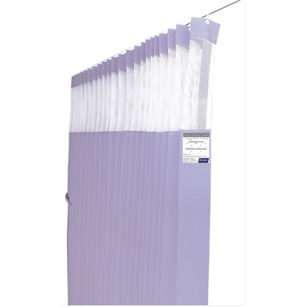 Disposable Curtain 4.5m x 2.3m(D) with Mesh, Lilac
