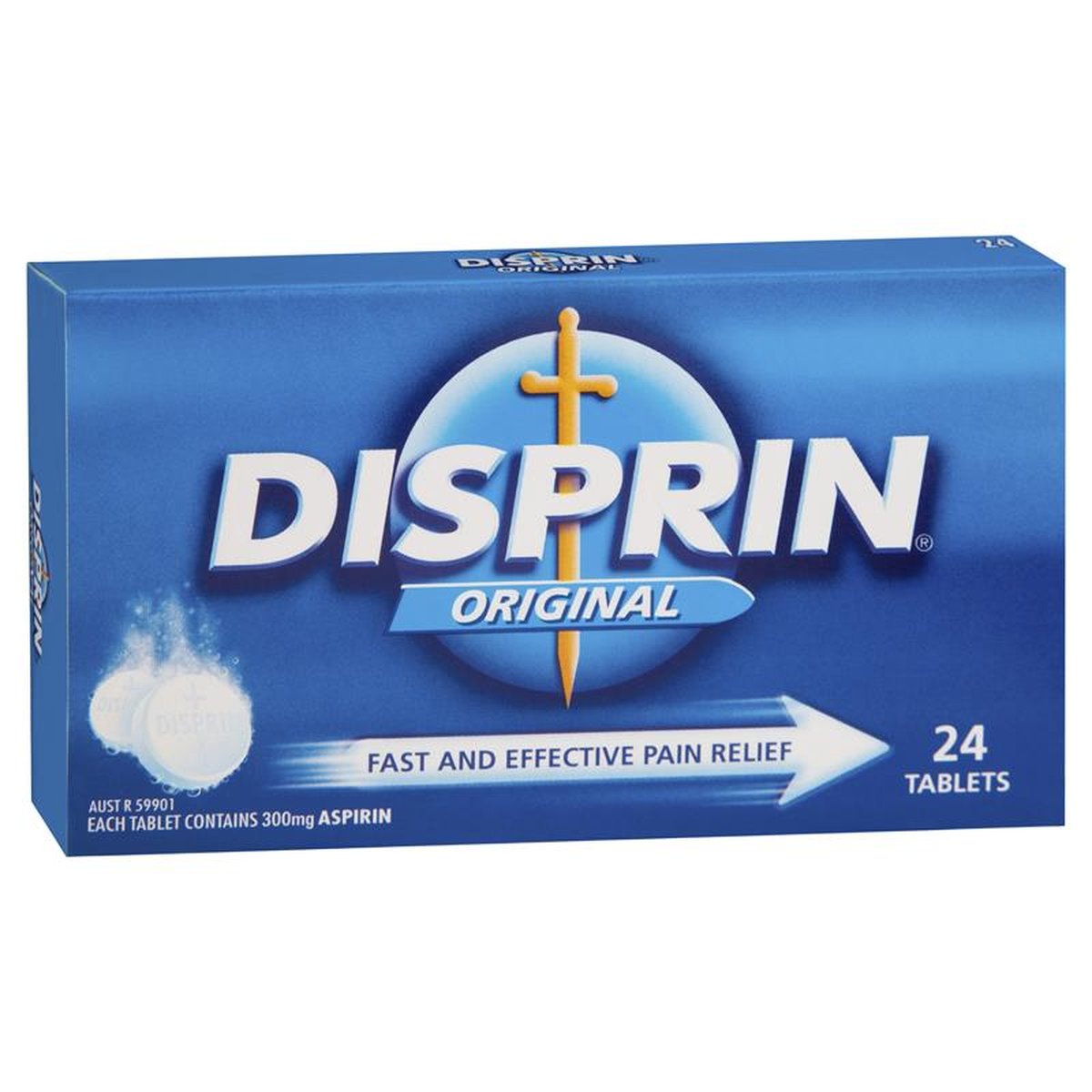 Disprin Regular Soluble. Pack of 24