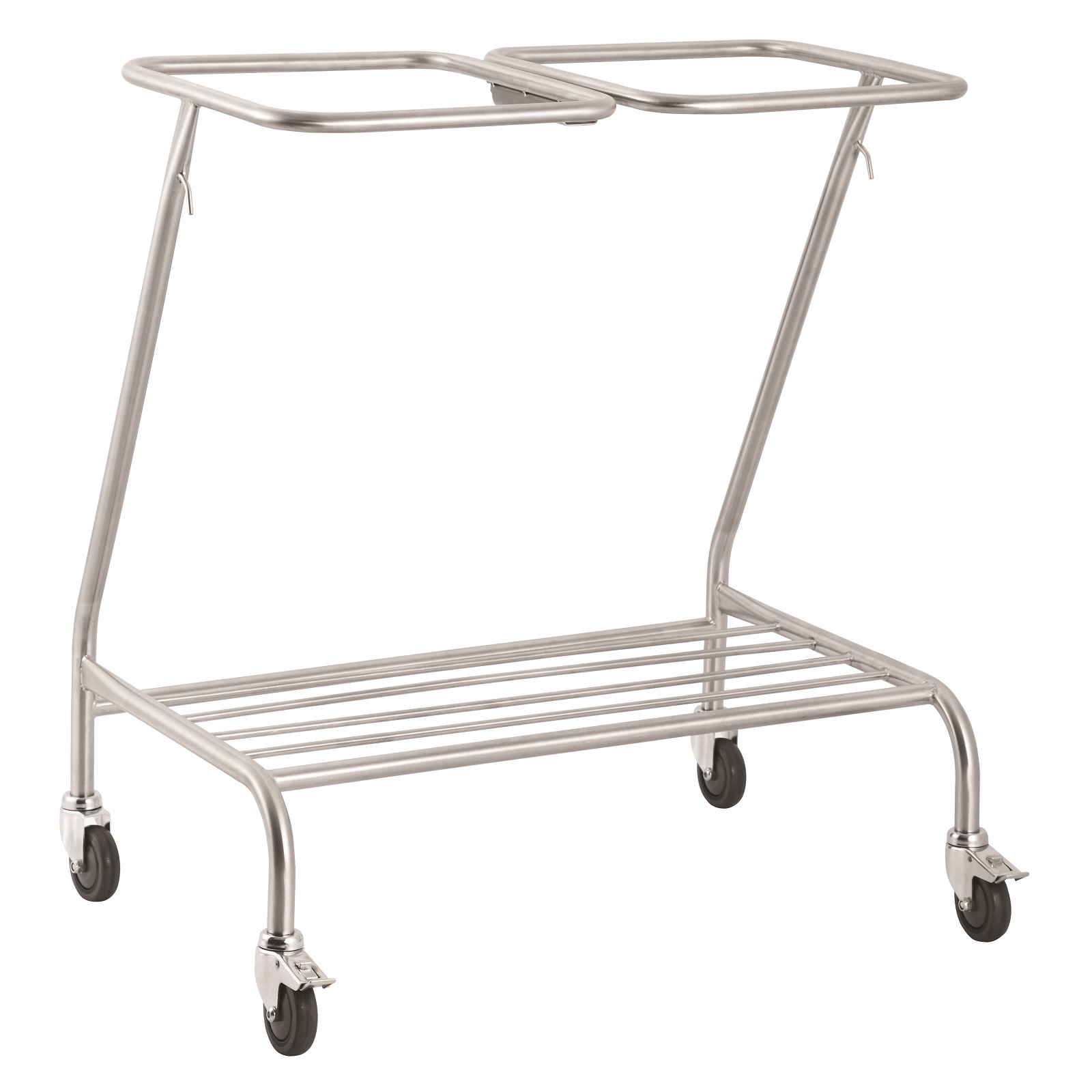 Double S/S Linen Skip Trolley