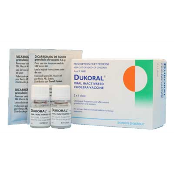 Dukoral *S4* Twin Pack 2 x 3ml Vials.