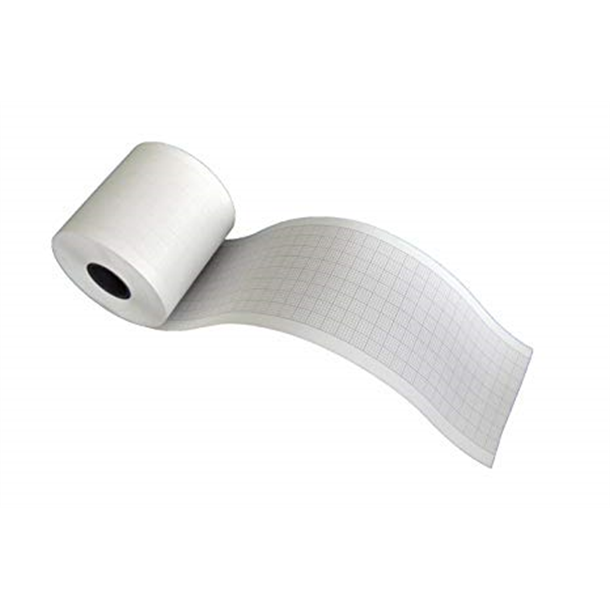 ECG Thermal Paper Roll 50mm x 50mm x 30m with Black/Grey Grid