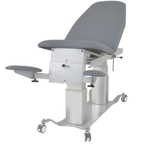Evo2 Gynae Chair with Trendelenburg Tilt, Hi-Lo Table-3-Section 176cm x 61cm with Castors (Nominate Colour)
