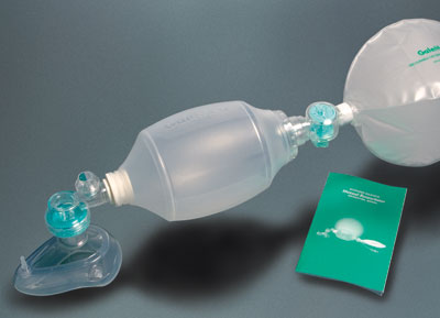 Galemed Silicone Adult Manual Resuscitator with Large Adult Silicone Mask and 2500ml Reservoir