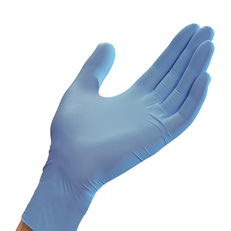 GloveOn Matador Nitrile Exam Glove Pwd Free.Sky Blue, Small 50's