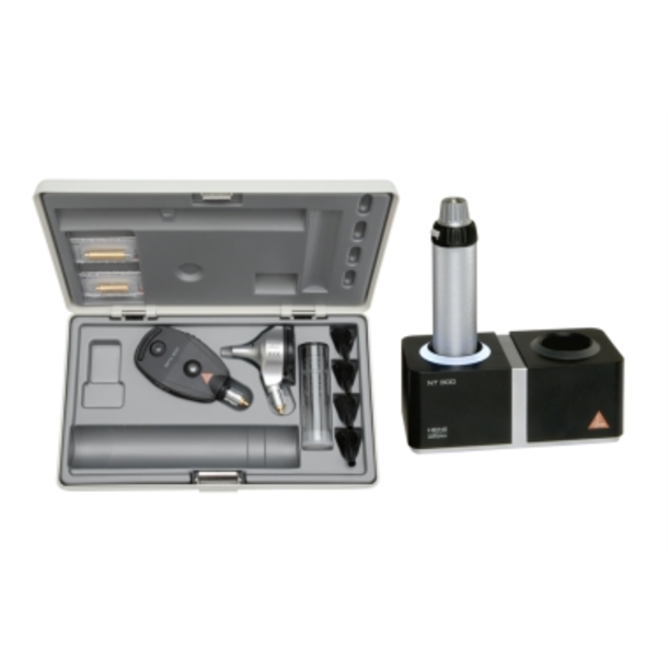 HEINE K180 Diagnostic Set with 3.5v BETA L Li-ion Rechargeable Handle and NT300 Desk Charger in a Hard Case
